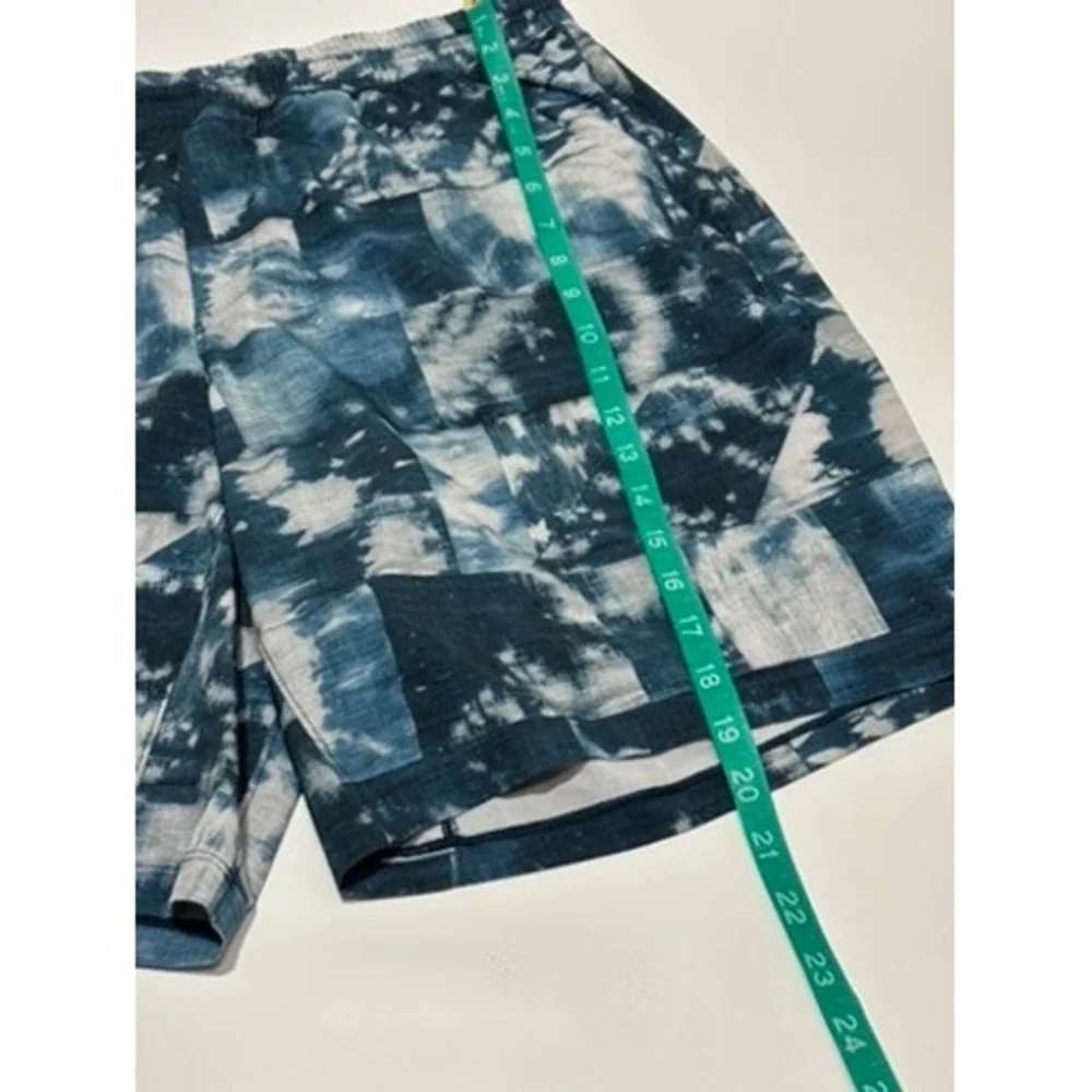 Lululemon Shorts Mens L Blue Tie Dye Patchwork Pace Breaker Lined Athletic 9" - Picture 7 of 9